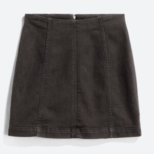 Free people, modern denim mini skirt